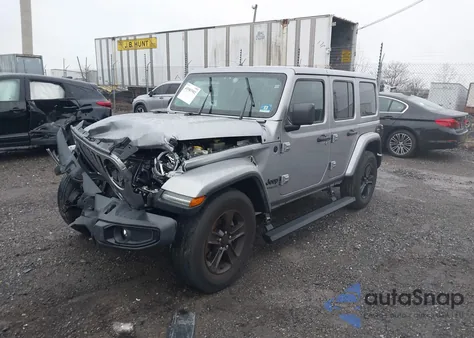 2020 Jeep Wrangler Unlimited Sahara Altitude 4X4 from USA, damaged, VIN 1C4HJXEG0LW282477